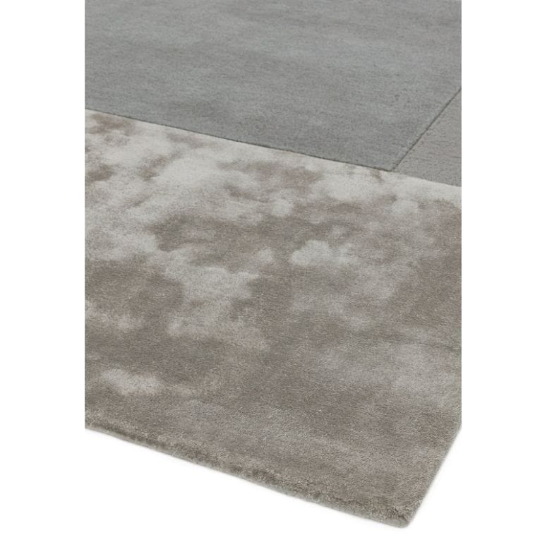 Atmacha Home & Living Rug Tate Silver Plain Rug