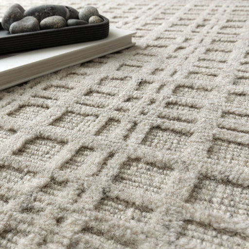 Atmacha Home & Living Rug Thatch Greige - Grey/Silver Rug