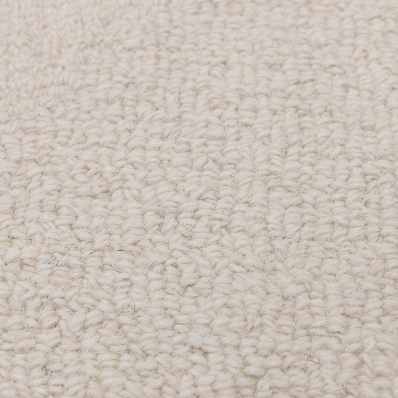 Atmacha Home & Living Rug Theodore Chevron Ivory - Cream/White - Plain Rug