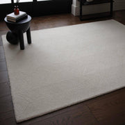 Atmacha Home & Living Rug Theodore Chevron Ivory - Cream/White - Plain Rug