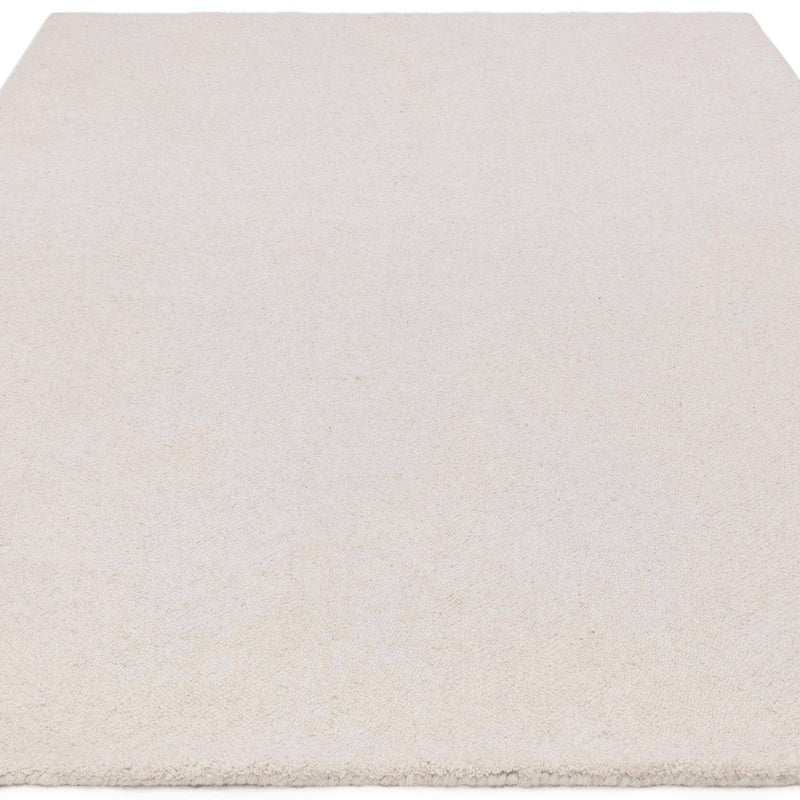 Atmacha Home & Living Rug Theodore Chevron Ivory - Cream/White - Plain Rug