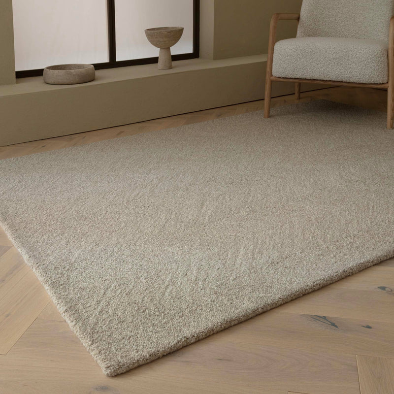 Atmacha Home & Living Rug Theodore Hatch White & Black - Monochrome - Plain Rug