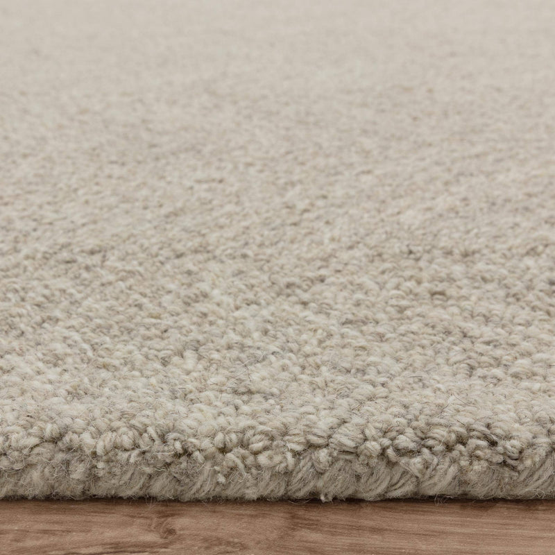 Atmacha Home & Living Rug Theodore Hatch White & Black - Monochrome - Plain Rug