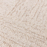 Atmacha Home & Living Rug Theodore Hatch White & Sand - Beige/Natural - Plain Rug