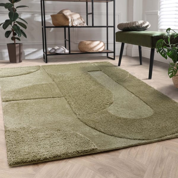 Atmacha Home & Living Rug Tova Green Modern Rug