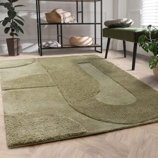 Atmacha Home & Living Rug Tova Green Modern Rug