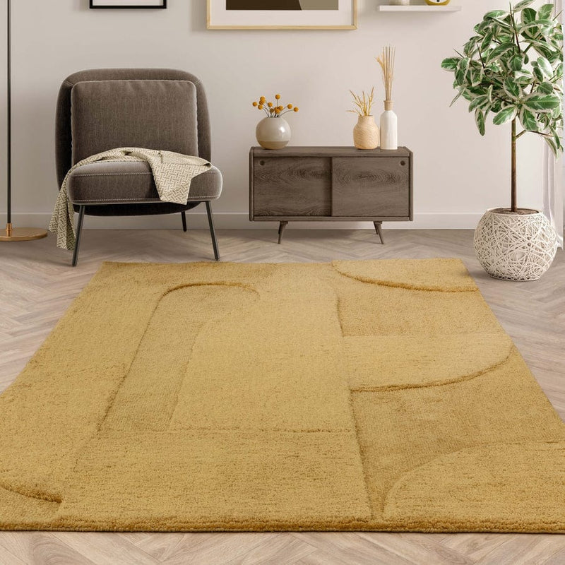 Atmacha Home & Living Rug Tova Ochre Modern Rug