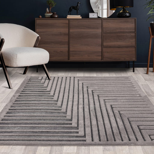 Atmacha Home & Living Rug Valley Charcoal Connection Modern Rug