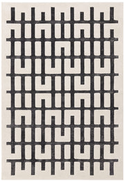 Atmacha Home & Living Rug Valley Charcoal/Ivory Junction Modern Rug