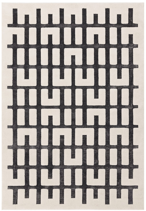 Atmacha Home & Living Rug Valley Charcoal/Ivory Junction Modern Rug
