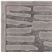 Atmacha Home & Living Rug Valley Charcoal Path Modern Rug