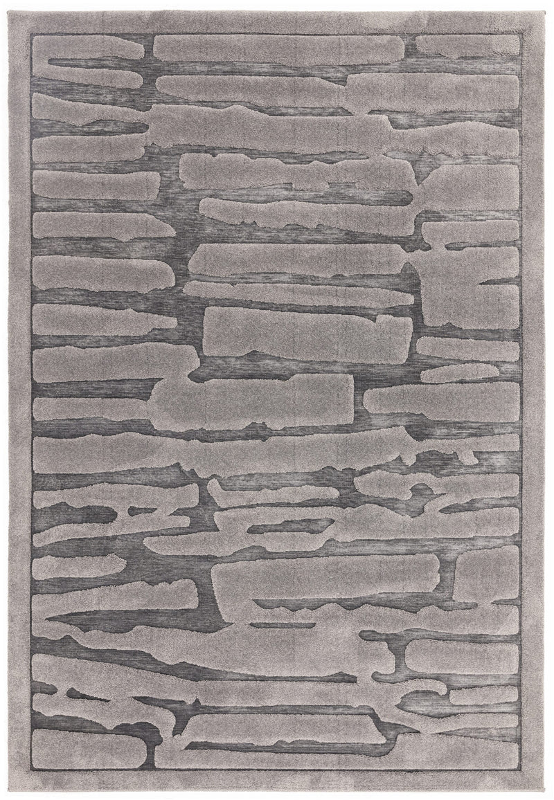 Atmacha Home & Living Rug Valley Charcoal Path Modern Rug