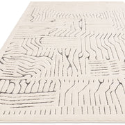 Atmacha Home & Living Rug Valley Ivory/Charcoal Route Modern Rug