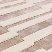 Atmacha Home & Living Rug Valley Natural/Ivory Tile Modern Rug