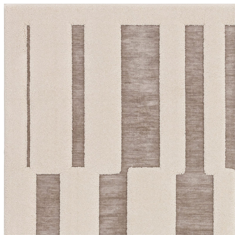 Atmacha Home & Living Rug Valley Natural/Ivory Tile Modern Rug