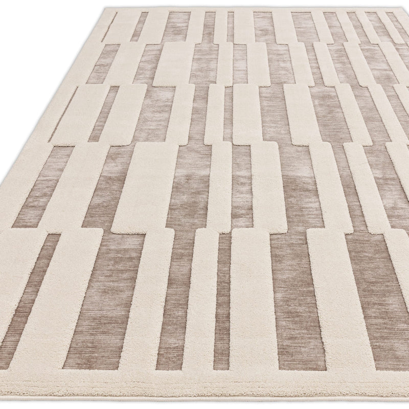 Atmacha Home & Living Rug Valley Natural/Ivory Tile Modern Rug
