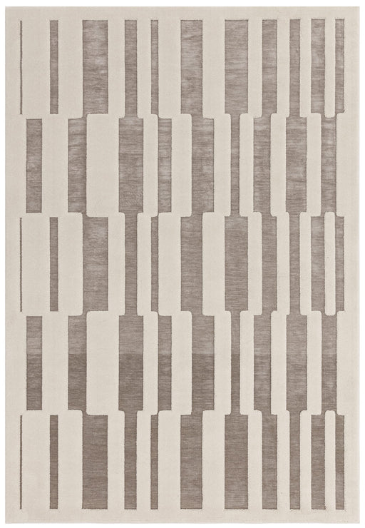 Atmacha Home & Living Rug Valley Natural/Ivory Tile Modern Rug