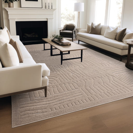 Atmacha Home & Living Rug Valley Natural Route Modern Rug