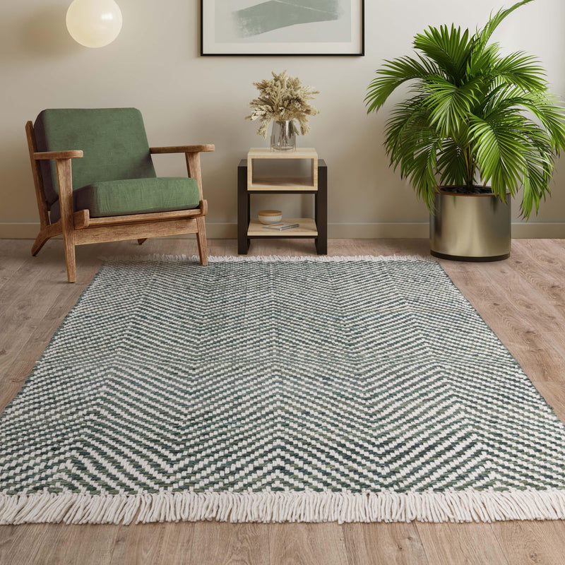 Atmacha Home & Living Rug Vigo Green Boho Rug