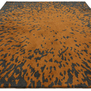 Atmacha Home & Living Rug Wilder Splash Spice Rug – Contemporary Orange & Charcoal Rug