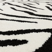 Atmacha Home & Living Rug Wilder Tiger Mono Rug – Contemporary Black & Grey Animal Print Rug