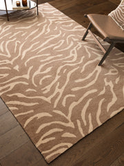 Atmacha Home & Living Rug Wilder Tiger Taupe Rug – Neutral Animal Print Rug for Modern Homes