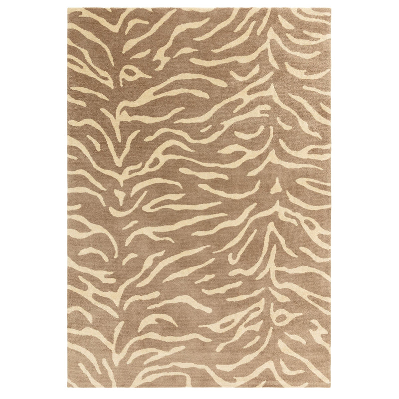 Atmacha Home & Living Rug Wilder Tiger Taupe Rug – Neutral Animal Print Rug for Modern Homes