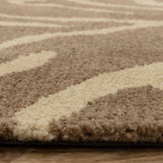Atmacha Home & Living Rug Wilder Tiger Taupe Rug – Neutral Animal Print Rug for Modern Homes