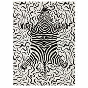 Atmacha Home & Living Rug Wilder Zebra Mono Rug – Black & White Modern Animal Print Rug