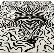 Atmacha Home & Living Rug Wilder Zebra Mono Rug – Black & White Modern Animal Print Rug