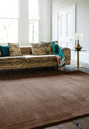 Atmacha Home & Living Rug York Chocolate Plain Rug