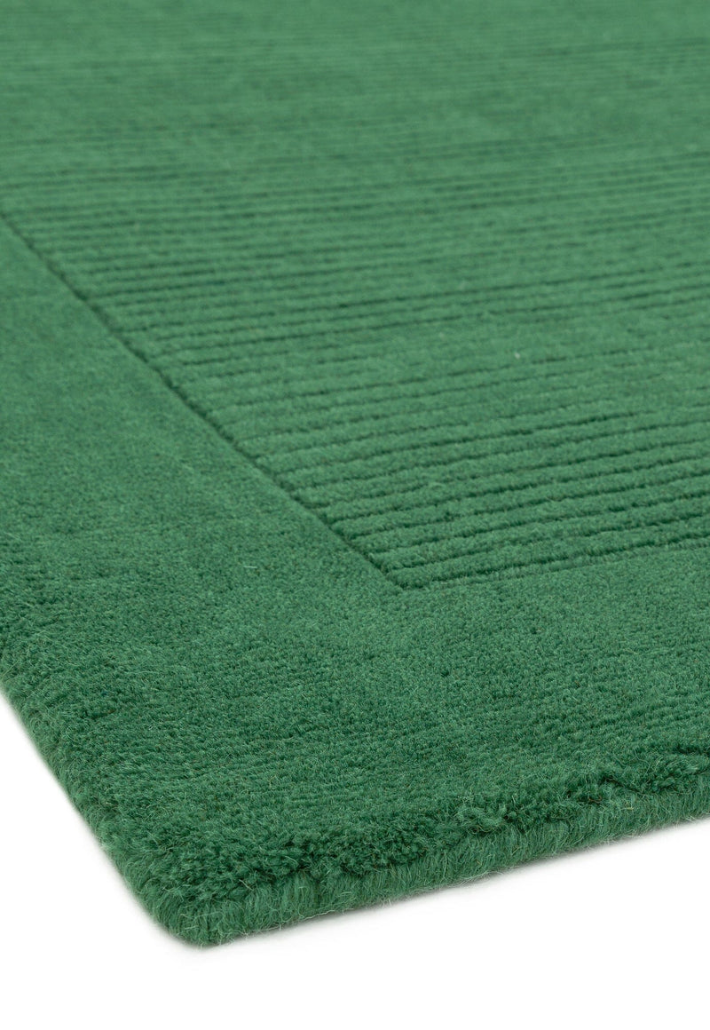Atmacha Home & Living Rug York Forest Green Plain Rug