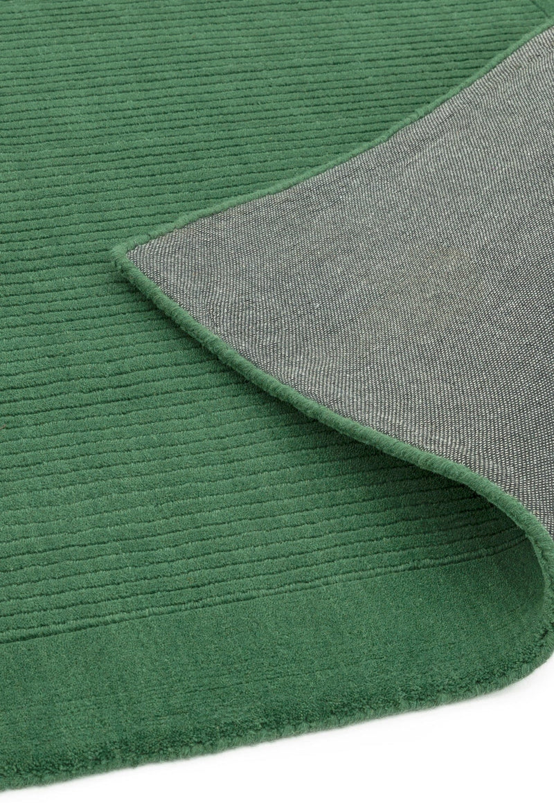 Atmacha Home & Living Rug York Forest Green Plain Rug