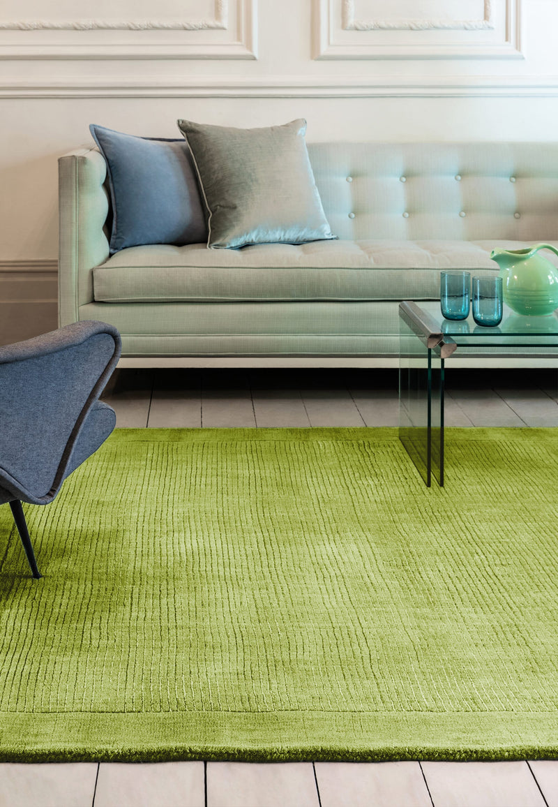 Atmacha Home & Living Rug York Green Plain Rug