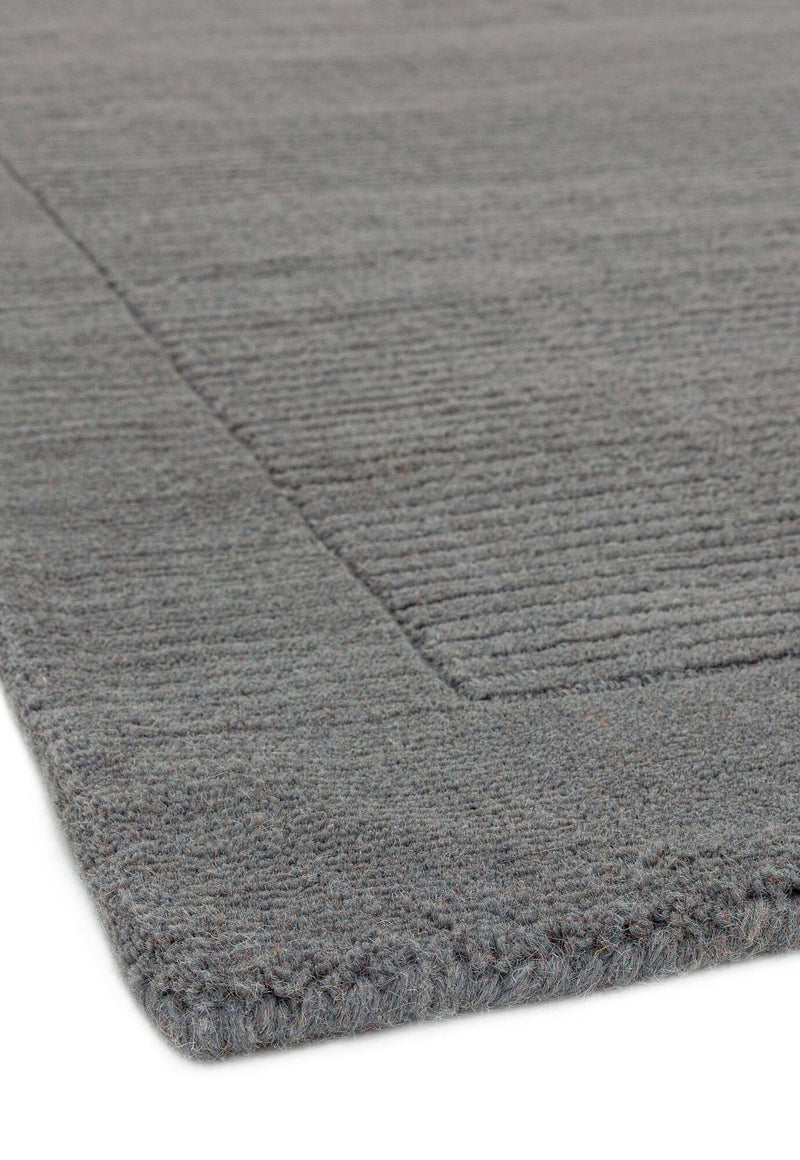 Atmacha Home & Living Rug York Grey Plain Rug