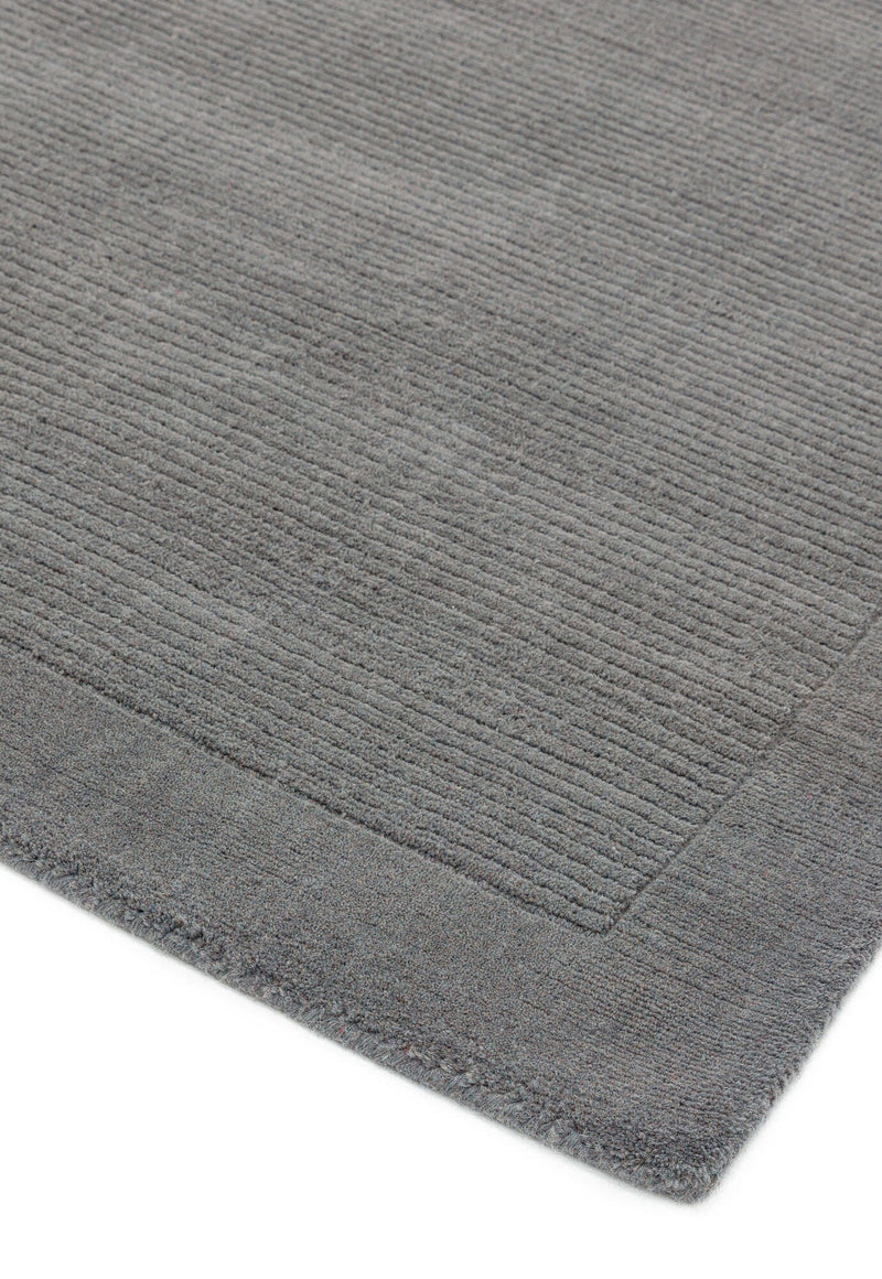 Atmacha Home & Living Rug York Grey Plain Rug