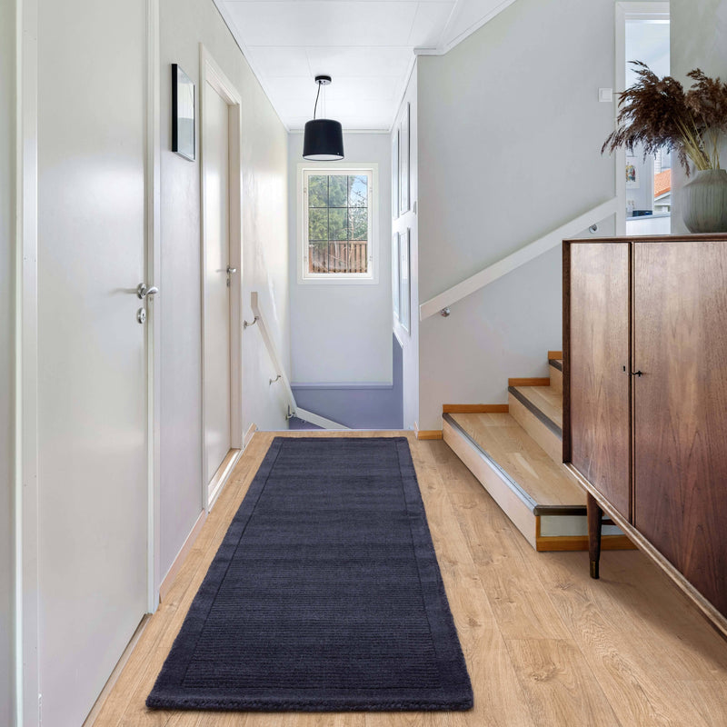 Atmacha Home & Living Rug York Navy - Blue - Plain Rug