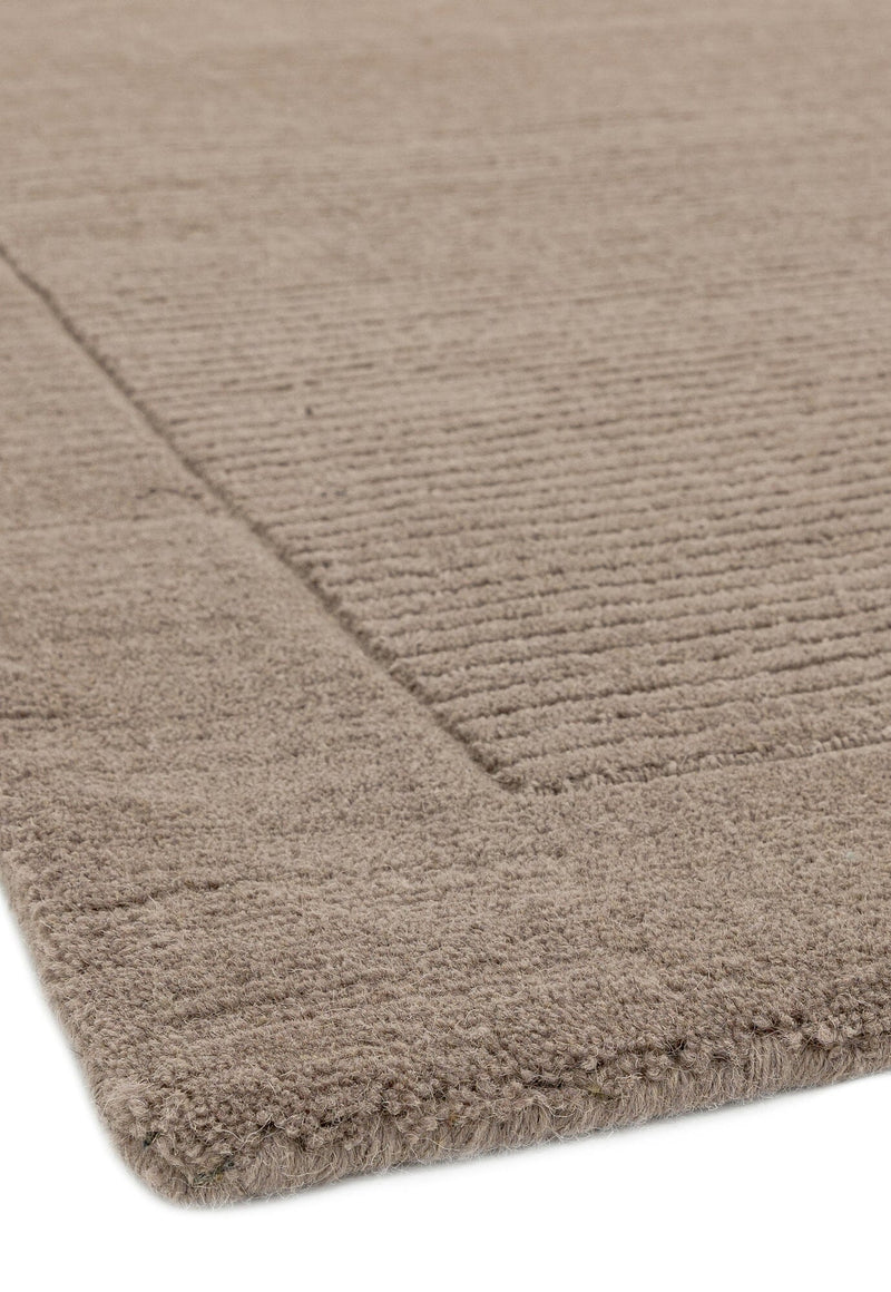 Atmacha Home & Living Rug York Taupe Plain Rug