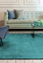 Atmacha Home & Living Rug York Teal Plain Rug