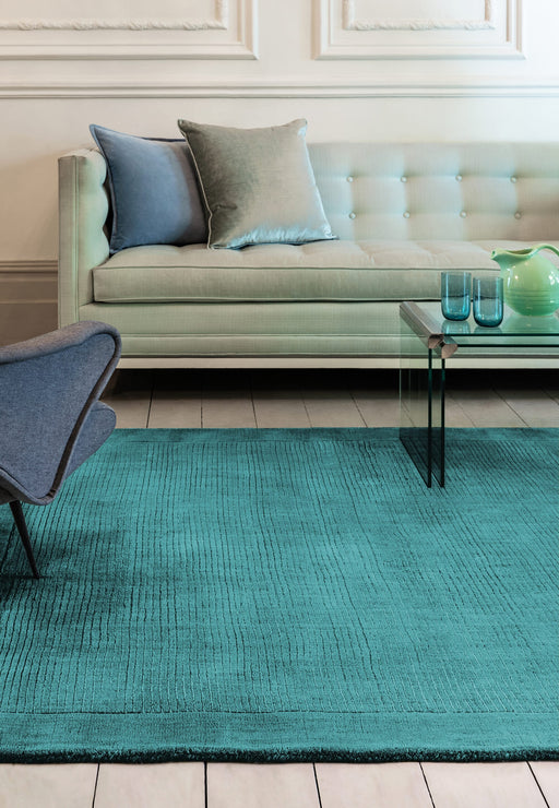 Atmacha Home & Living Rug York Teal Plain Rug