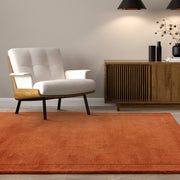 Atmacha Home & Living Rug York Terracotta - Orange - Plain Rug