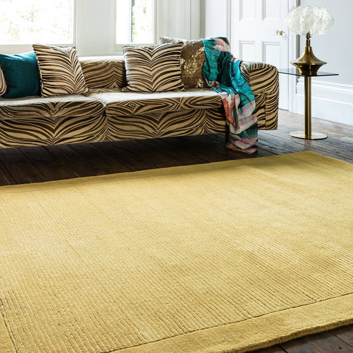 Atmacha Home & Living Rug York Yellow - Yellow/Gold - Plain Rug