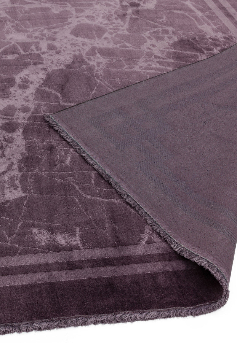 Atmacha Home & Living Rug Zehraya ZE01 Purple Border Abstract Rug