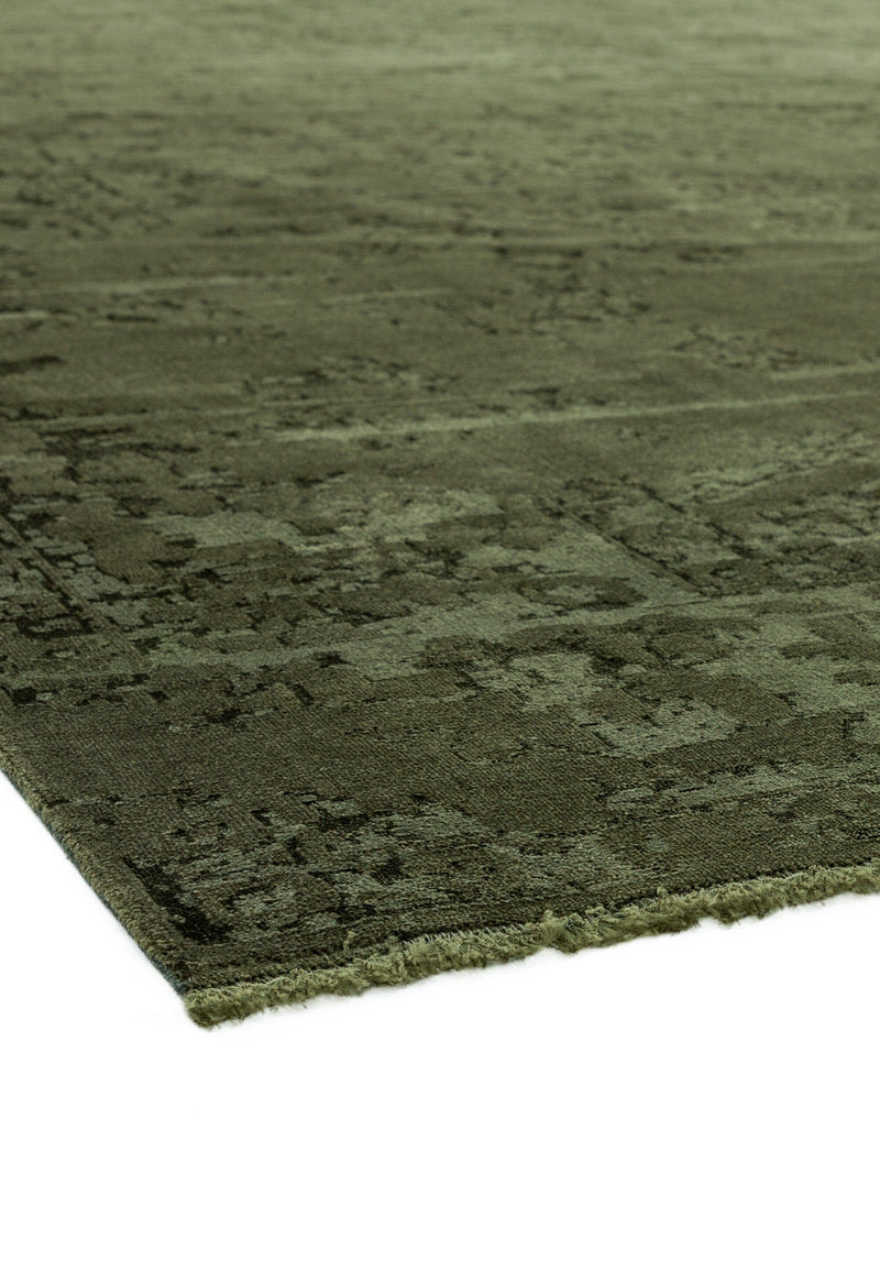 Atmacha Home & Living Rug Zehraya ZE06 Green Abstract Abstract Rug