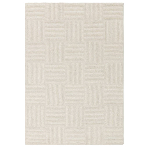 Atmacha Home & Living Rug Zennith Grid - Cream/White - Boho Rug