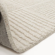 Atmacha Home & Living Rug Zennith Grid - Cream/White - Boho Rug