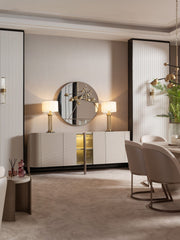 Atmacha Home & Living Sideboard Louis Sideboard & Mirror