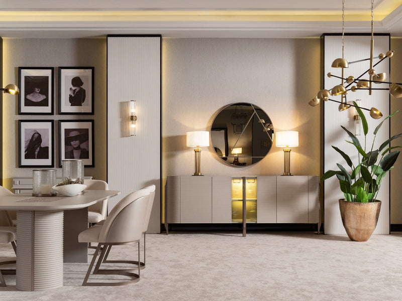 Atmacha Home & Living Sideboard Louis Sideboard & Mirror