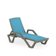 Atmacha Home & Living Sun Lounger Mink / Blue (turquoise) E-3045213 MARE | with armrest Sun Lounger