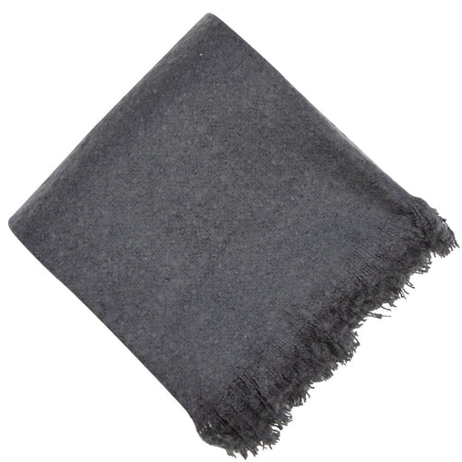 Atmacha Home & Living Throw 130x180 cm / Assorted FAUX THICK MOHAIR THROW SLATE 130x180 cm
